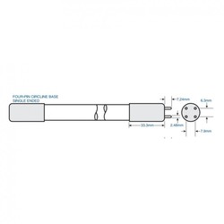 light Tech - Lıghtech E-105 GPH436T5LCA4C EAC UV Lamba