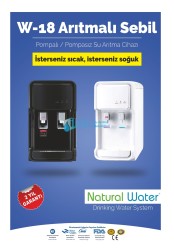 Natural Water - Natural Water W-18 Arıtmalı Mini Su Sebili