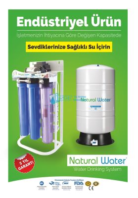 Natural Water R. O. NW- 600 Pompalı Endüstriyel Su Arıtma Cihazı