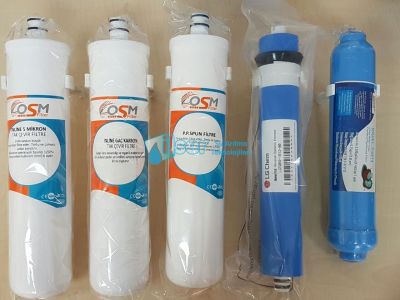 Su Arıtma Cihazı Comtech Uyumlu 5'li Filtre Seti